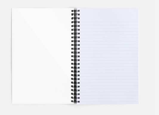 Ideas Are Elusive A5 Lined Spiral Notebook