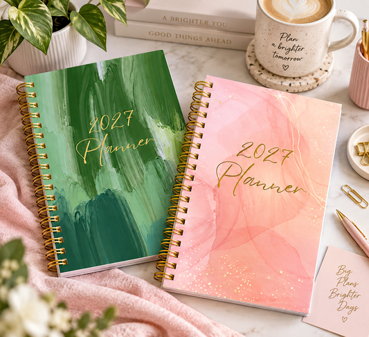 Meet Peach & Olive: Two New Designs for the 2027 Teacher Planner Collection