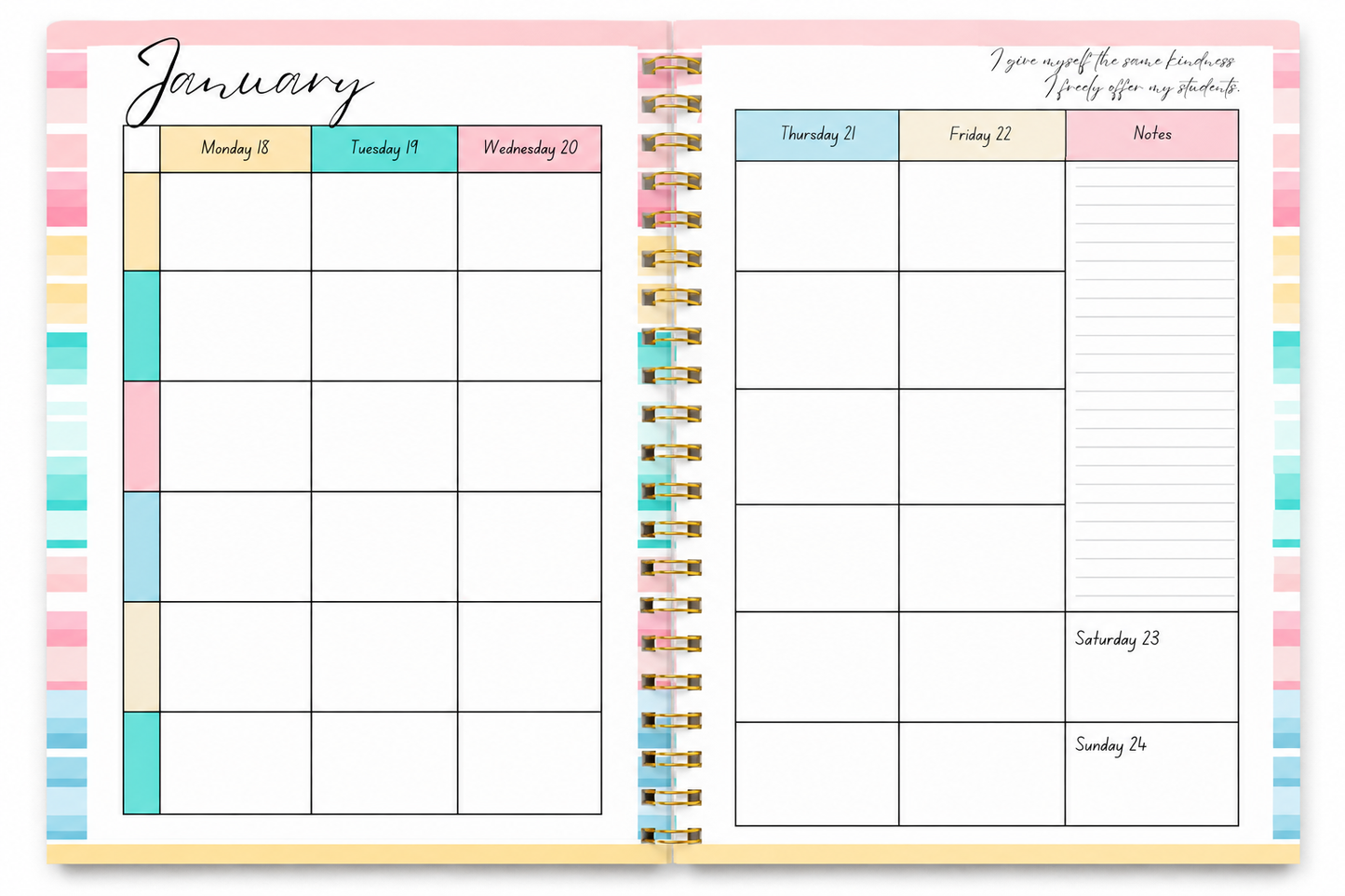 PRE-ORDER Bright 2027 Teacher Planner