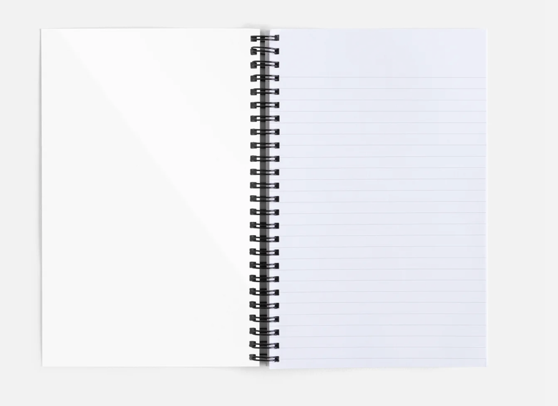 Ideas Are Elusive A5 Lined Spiral Notebook