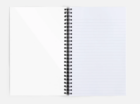 Crystal Prism A5 Lined Spiral Notebook