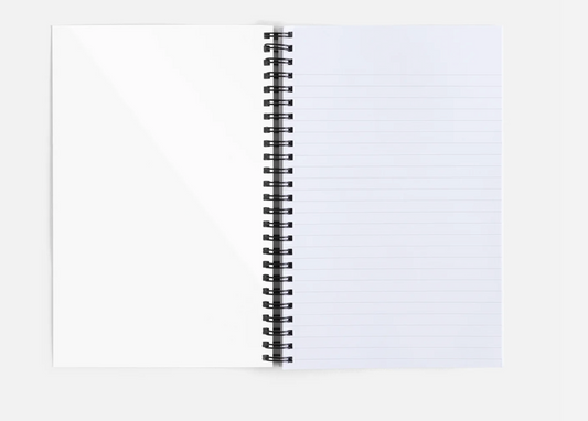 Neon Tiles A5 Lined Spiral Notebook